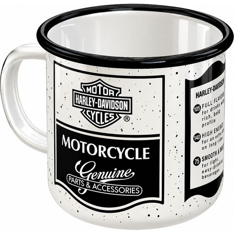 Tasse Harley-Davidson en métal émaillé 360 ml (1/2)