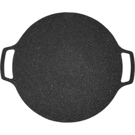 Casserole en fonte de 35 cm, compatible avec les plaques à induction et les flammes nues. (1/2)