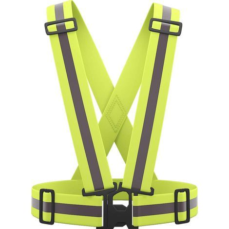 High Visibility Reflective Safety Vest Adjustable Safety Vest for Running, Biking, Motorcycle (1/4)