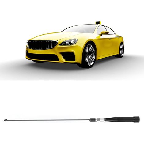 Antenne bi-bande UHF SP-40 100 W pour talkie-walkie, taxis et voitures (noire) (1/5)