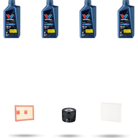 Kit tagliando 3 FILTRI e 4L OLIO compatibile con Vw Golf VII (5G1/BA5) 1.4 TSI 90kw Dal 2012 (1/5)