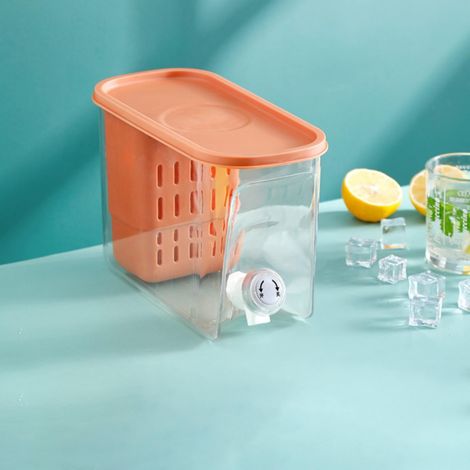 Distributeur D Eau - 3 5 L - Avec Robinet Et Filtre - En Polypropylène Alimentaire - Pour Réfrigérateur Ou Table De Réception - 1 Pièce (1/5)