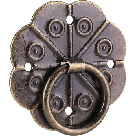 20-teiliger Ringgriff aus Eisen für Türen, Schränke, Schreibtische, Schubladen, Beschläge, Wohnaccessoires, 3 x 3 cm (1/3)