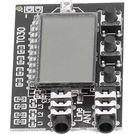 Carte émetteur FM stéréo 2 voies 76-108 MHz module audio avec afficheur LCD numérique 3.6V-15V (1/5)