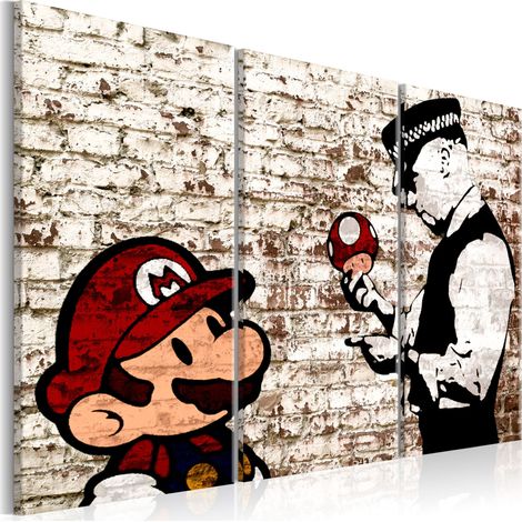 Quadro - Mario Bros: Torn Wall - 90x60 (1/4)