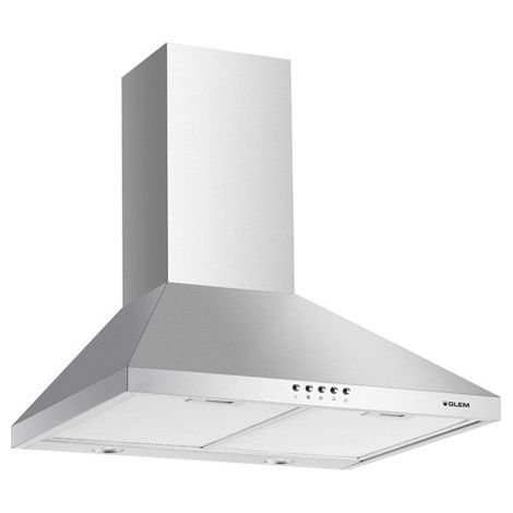 Glem Gas GHP645IX cappa aspirante Integrato Argento, Acciaio inossidabile 498 m³/h C (1/5)