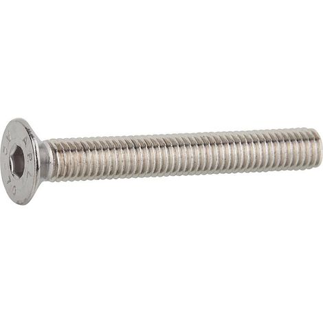 Vis à tête fraisée à six pans creux et VG ISO 10642 A2-070 M 20X120 conditionnement : 25