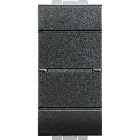Bticino ll - interruttore assiale ax 1p 10a 1m antracite 1p 10 ax 250vac