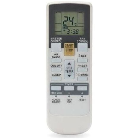 Télécommande compatible avec les climatiseurs Fujitsu et génériques, conception originale, fonctions avancées, jusqu'à 4 vitesses de ventilation, prête à l'emploi en quelques secondes (1/5)