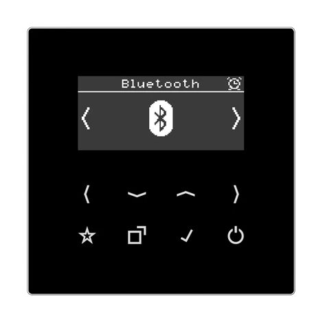 Jung Smart Radio DAB+ Bluetooth®, serie LS, negro DAB LS BT SW