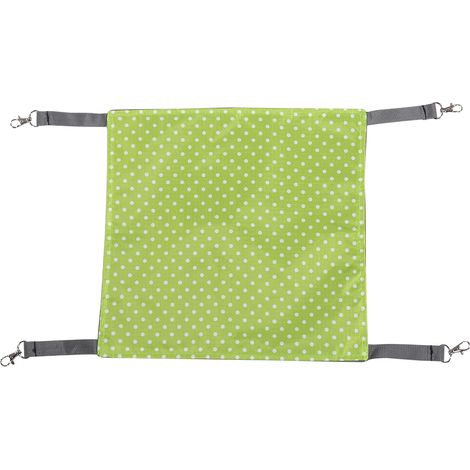 Hamac mignon pour petit chat, cage douce et imperméable pour animaux de compagnie, lit de couchage suspendu, repos pour animaux (vert L) (1/5)