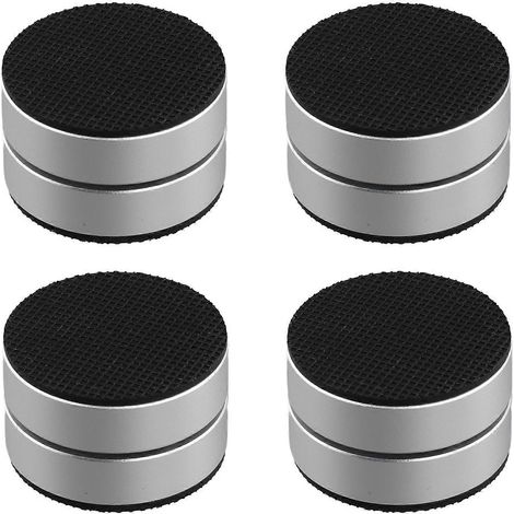 pieds amortisseurs en alliage d'aluminium, patins pour système audio, pieds de base d'amplificateur à rotule en acier à 3 points, A (1/5)