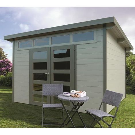 Abri de jardin VENEZIA en bois 8.57 m², Plancher Oui (1/5)