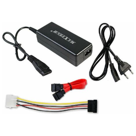 Câble Adaptateur Sata/ide Sa-usb001, Port Usb 2.0, Disque Dur 2,5" Et 3,5", Alimentation Pc (1/2)