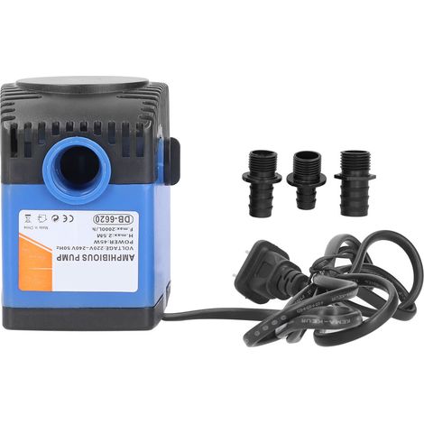 Tauchpumpe für Gartenteich und Springbrunnen mit automatischer Ansaugung, 220–240 V