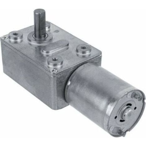 DC 12V Electric Reversible Reduction Motor High Torque Turbine Worm Gearbox for Windows, Door Openers (40RPM)--TRIMEC (1/4)
