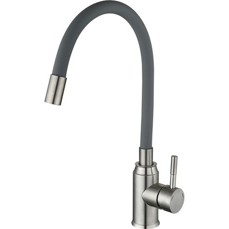 Grifo de cocina WEZER EKO42X-02G con caño flexible (1/2)