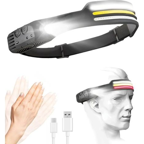 Lampe Frontale Course, à Pieds 2 Pcs Lampe Frontale Rechargeable Led Ultra Puissante Lampes Frontales Running Rechargeables (1/5)