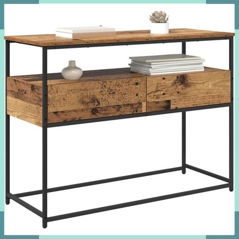 882227 Table console Bois Ancien 100 x 40 x 75 cm Bois d'ingénierie (1/5)