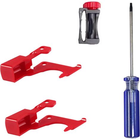 Interrupteur de rechange pour aspirateur Dyson V11 V10, bouton de déverrouillage amélioré pour Dyson V15 V11 V10 (2 interrupteurs + 1 bouton + 1 tournevis) (1/5)