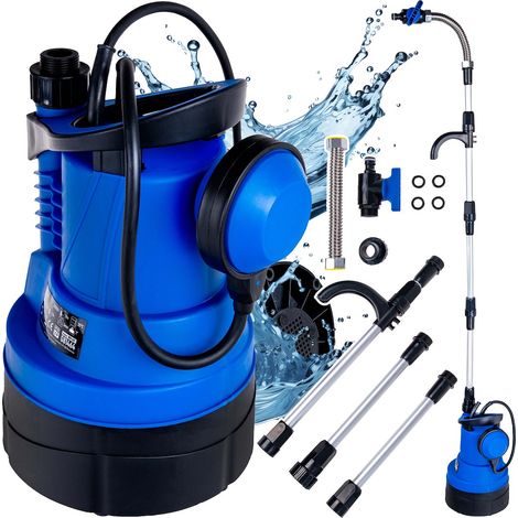 Pompa Sommersa Con Galleggiante Per Acqua Piovana 400W Geko Per Giardino Orto Uso Domestico Affidabile (1/5)
