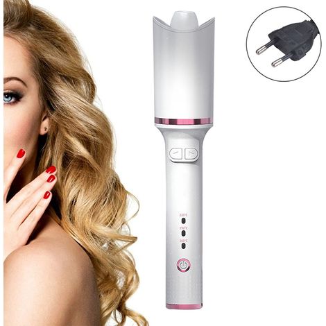 Fer A Boucler Ceramique Tourmaline - Reglage Temperature - Chauffage Rapide - Pour Boucles Ou Vagues - 26 Cm - 1 Unite (1/5)