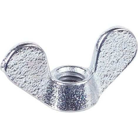 Ecrou papillon DIN 315 M 8 Fonte malleable. Emballage 100 pcs
