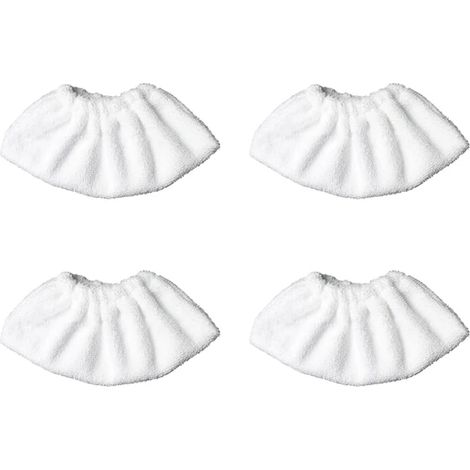 (4 pièces) Chiffons de nettoyage pour balai vapeur Karcher EasyFix SC2, SC3, SC4 et SC5 - Accessoires de rechange (1/4)
