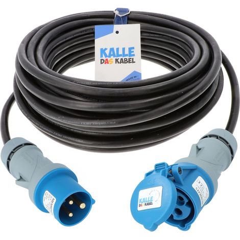 Kalle Verlängerungskabel CEE 230V 16A 1,5mm² IP44 15 Meter
