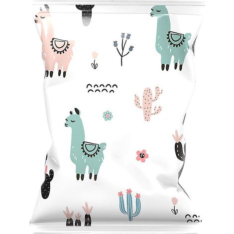 Sacs de rangement sous vide grand format pour couettes, couvertures, vêtements, édredons et oreillers - Lot de 4 (50 x 70 cm) avec double fermeture éclair et valve anti-fuite (1/5)