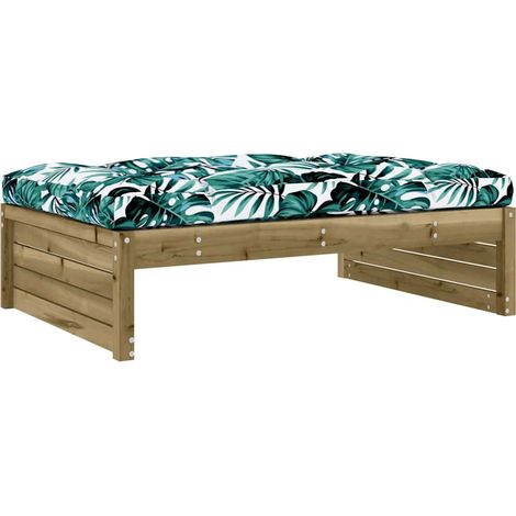 Maison Exclusive - Gartenhocker 120x80 cm Kiefernholz Imprägniert (1/5)