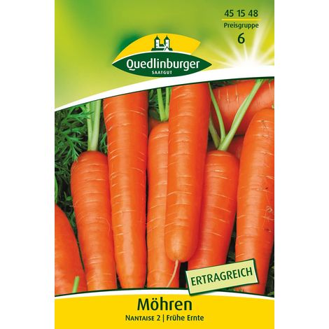Quedlinburger Möhren Nantaise 2 GP 25g - Gemüsesamen (1/2)