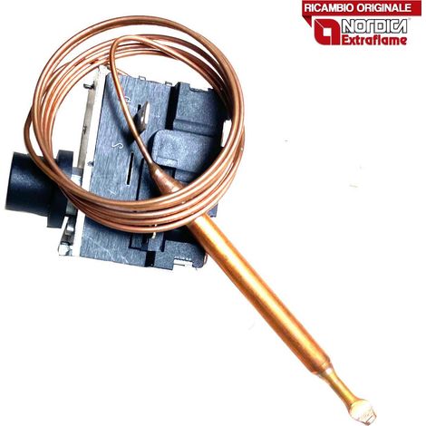 EXTRAFLAME - 002000566 - Termostato a bulbo 85° per stufe a riarmo manuale (1/2)