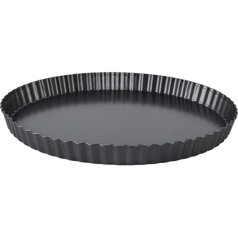 Moule à, Plat de Cuisson Profond, Moule à avec Fond Amovible, Revêtement Antiadhésif, Acier au Carbone, Conduction Thermique Supérieure, Cuisson Uniforme ([Épaissi] Assiette à. (1/5)