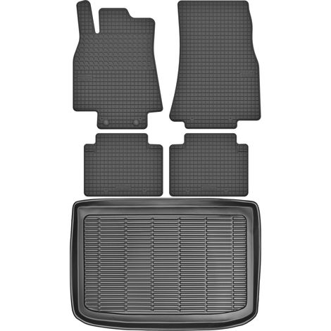 Juego de alfombrillas de goma para coche y maletero para Mercedes Clase A II W169 Hatchback (2004-2012).