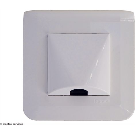 Sortie de câble Mosaic Legrand Blanc complet Griffes: Avec griffes