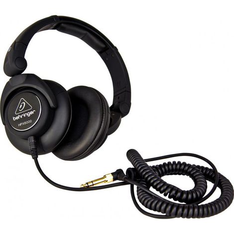 Behringer HPX6000 auricular y casco Auriculares Alámbrico Diadema Negro (1/5)