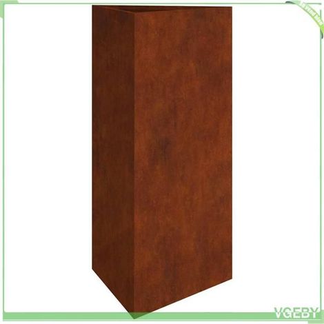 Jardinière de jardin - FAFEICY - 824546 - Acier Corten - 40 x 34,5 x 75 cm - Anti-corrosion (1/5)