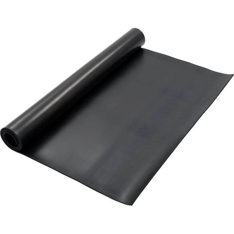 Tapis de sol en caoutchouc noir, 1,2 x 2 mètres (1/5)