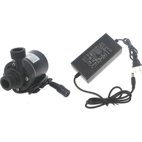 Pompe submersible DC24V/12V, moteur sans balais, compatible avec les systèmes de circulation d'eau solaire, disponible en plusieurs couleurs. (1/5)