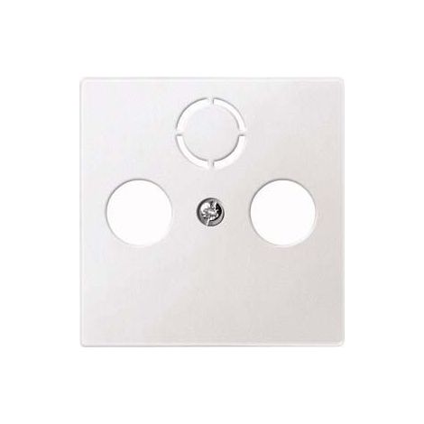 MERTEN 297519 ENJOLIVEUR POUR PRISES TÉLÉVISION ET RADIO, BLANC MAT, SYSTEM M