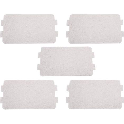 5pcs Plaque à Micro-ondes Remplacement de Feuille de Plaque de mica de Four à Micro-Ondes Mica Feuille Couvercle de Guide d'ondes Hyperfréquences Réparation Accessoire Cuisine Four à Micro-ondes (1/5)
