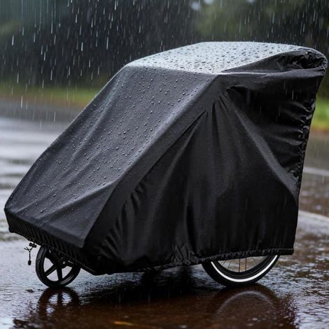 Housse Velo - 140 X 84 X 99 Cm - Protection Exterieure Impermeable Pour Remorque - 1 Piece (1/5)