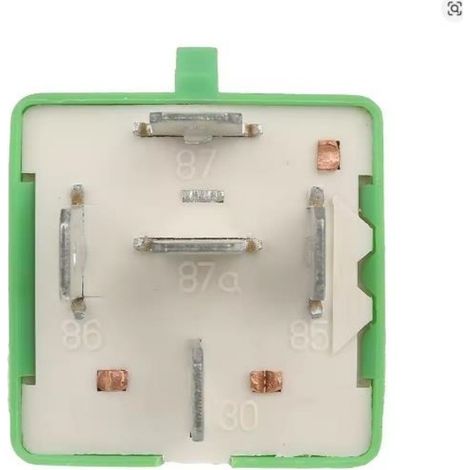 Applicable aux relais Peugeot 206, 207, 306, 307, 406, 407 et 807 6547TX, relais miniatures pour la commande d'équipements électriques tels que les feux et les klaxons. (1/4)