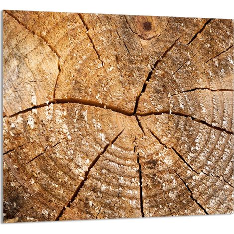 PANNELLO IN VETRO PER CUCINA 65x60 Legno (1/5)