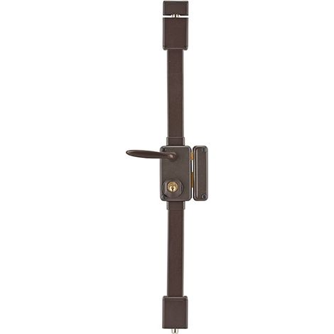 Serratura BELUGA marrone cr hg5 a linguetta 75 x 130 sinistra 4 chiavi - THIRARD