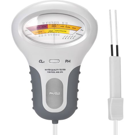 testeur de PH de chlore 2 en 1, dispositif de test de la qualité de l'eau, outil de mesure CL2 pour piscine et Aquarium (1/4)