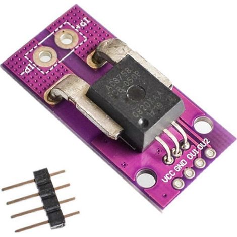 50A Hall-Effekt-Stromsensormodul MCU-758 ACS758LCB-050B-PFF-T (1/5)