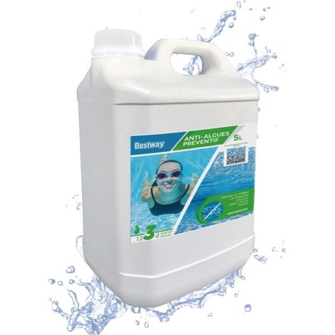 Bestway ANTI-ALGUES PREVENTIF FLACON DE 5 LITRES (1/5)