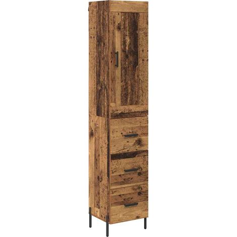 Maison Exclusive - Alacena Madera Vieja 34,5 x 34 x 180 cm Madera